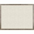 U Brands Bulletin Board, Linen, 48inWx36inH, Rustic/Natural UBR4894U0001